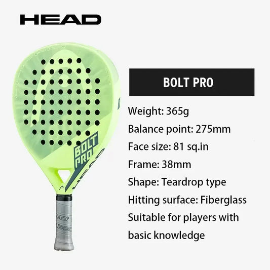 HEAD BOLT PRO PADEL FIBRA DE CARBONO