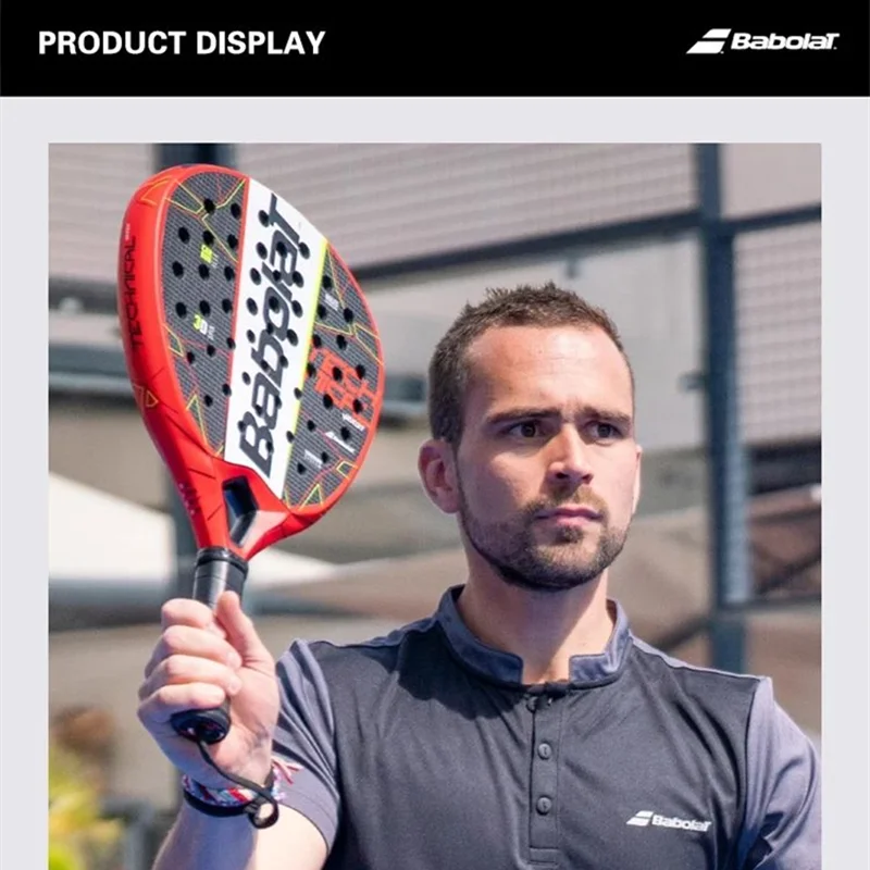 PALA BABOLAT 3K 12K 16K DE FIBRA DE CARBONO PARA ADULTO